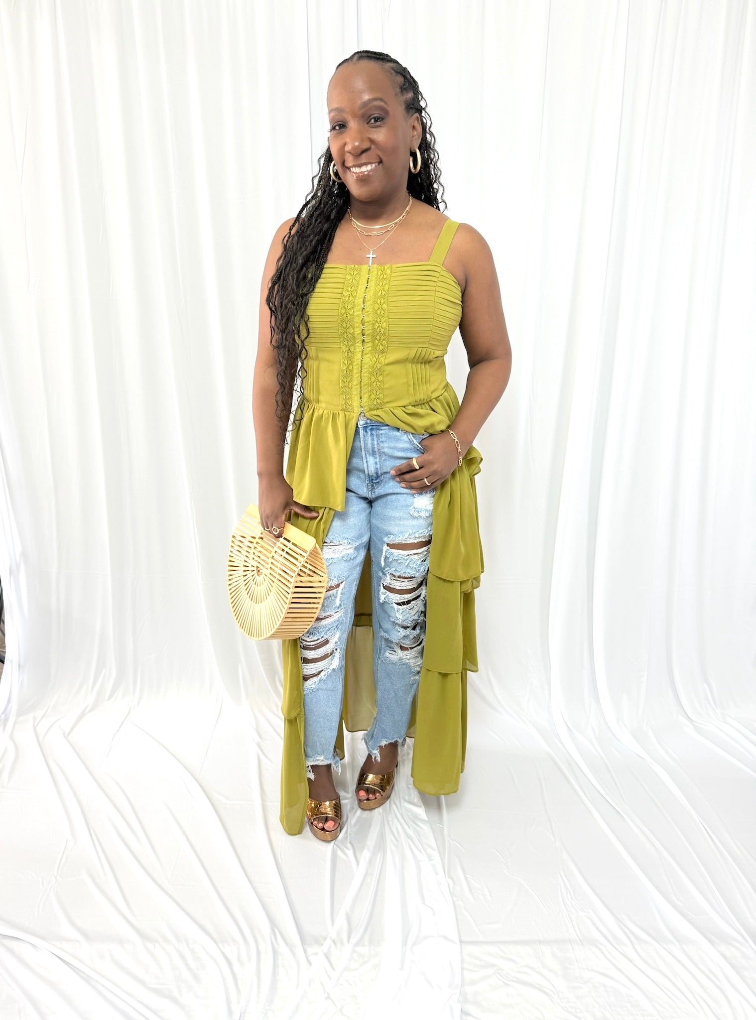 Mally Maxi Bustier Top