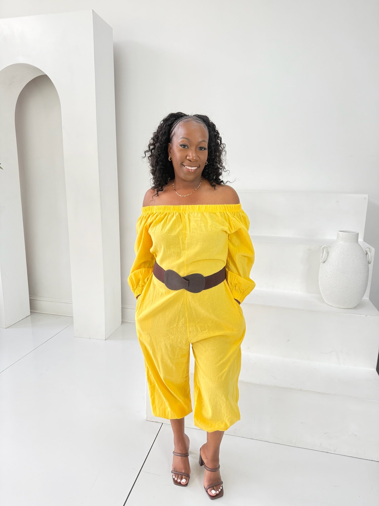 Vacay Balloon Lemondrop Jumpsuit